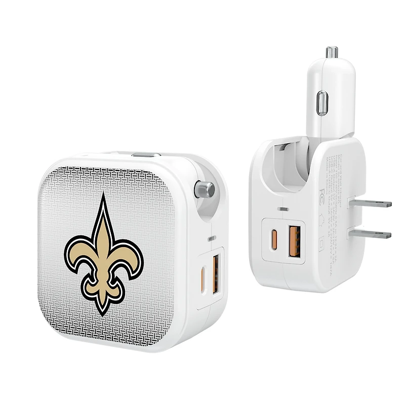 Keyscaper New Orleans Saints 2-In-1 USB Charger