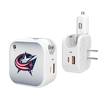 Keyscaper Columbus Blue Jackets 2-In-1 USB Charger