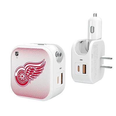 Keyscaper Detroit Red Wings 2-In-1 USB Charger