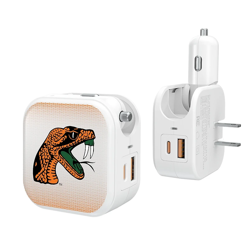 Keyscaper Florida A&M Rattlers 2-In-1 USB Charger
