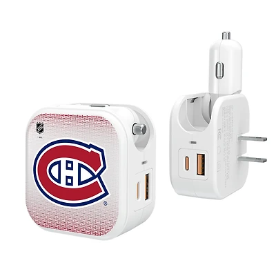 Keyscaper Montreal Canadiens 2-In-1 USB Charger