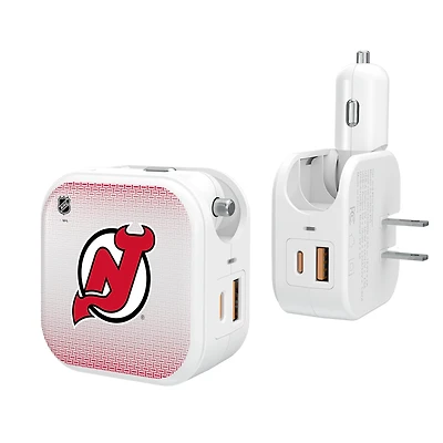 Keyscaper New Jersey Devils 2-In-1 USB Charger