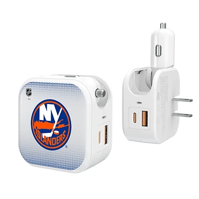 Keyscaper New York Islanders 2-In-1 USB Charger