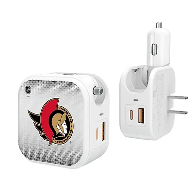 Keyscaper Ottawa Senators 2-In-1 USB Charger
