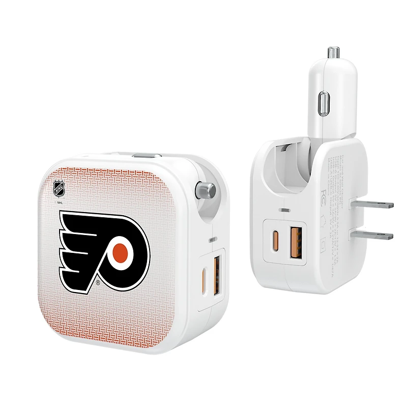 Keyscaper Philadelphia Flyers 2-In-1 USB Charger