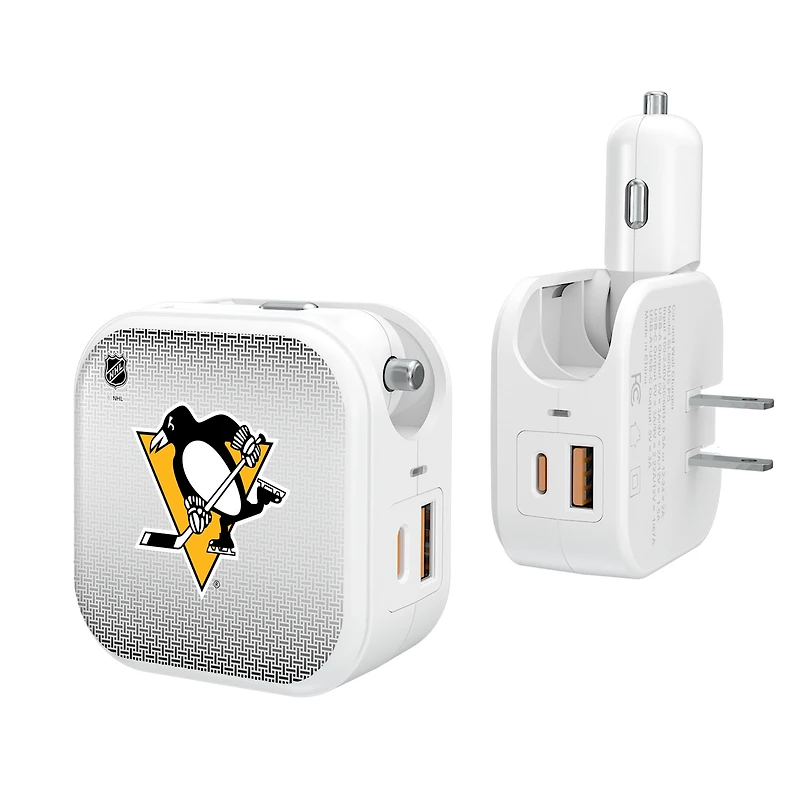 Keyscaper Pittsburgh Penguins 2-In-1 USB Charger