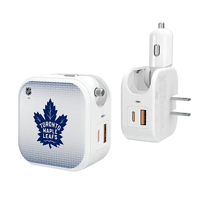 Keyscaper Toronto Maple Leafs 2-In-1 USB Charger