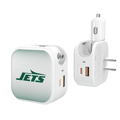 Keyscaper New York Jets 2-In-1 USB Charger