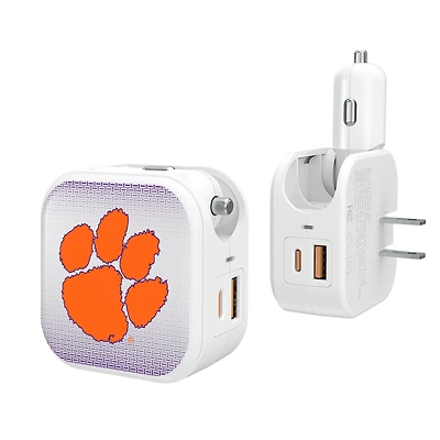 Keyscaper Clemson Tigers 2-In-1 USB Charger