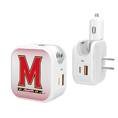 Keyscaper Maryland Terrapins 2-In-1 USB Charger