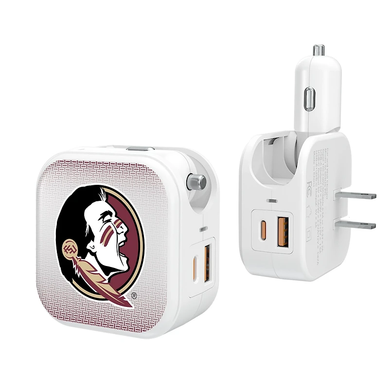 Keyscaper Florida State Seminoles 2-In-1 USB Charger
