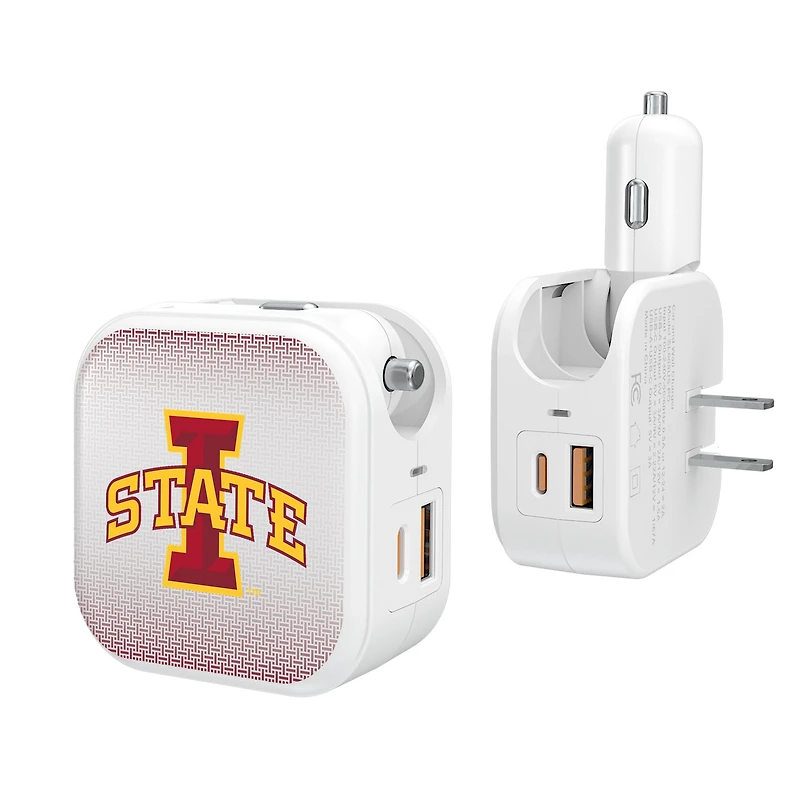 Keyscaper Iowa State Cyclones 2-In-1 USB Charger