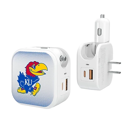 Keyscaper Kansas Jayhawks 2-In-1 USB Charger