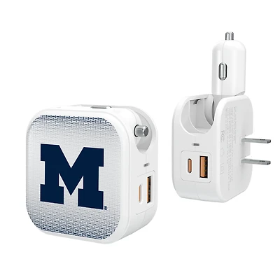 Keyscaper Michigan Wolverines 2-In-1 USB Charger