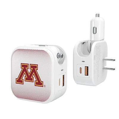 Keyscaper Minnesota Golden Gophers 2-In-1 USB Charger