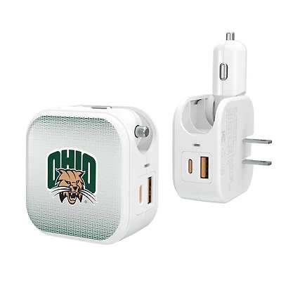 Keyscaper Ohio Bobcats 2-In-1 USB Charger