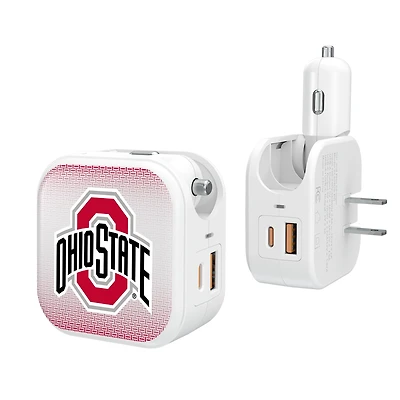 Keyscaper Ohio State Buckeyes 2-In-1 USB Charger
