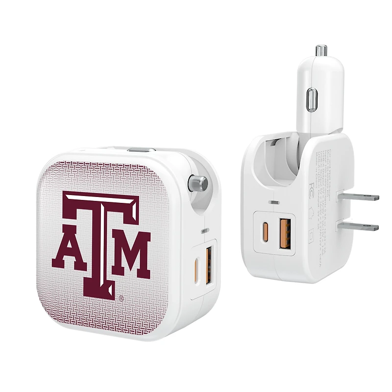Keyscaper Texas A&M Aggies 2-In-1 USB Charger