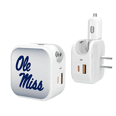 Keyscaper Ole Miss Rebels 2-In-1 USB Charger