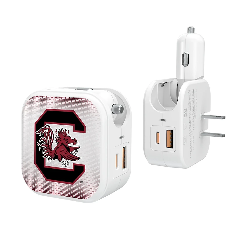 Keyscaper South Carolina Gamecocks 2-In-1 USB Charger