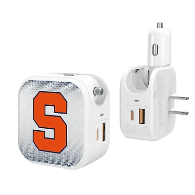 Keyscaper Syracuse Orange 2-In-1 USB Charger