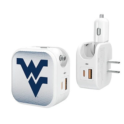 Keyscaper West Virginia Mountaineers 2-In-1 USB Charger