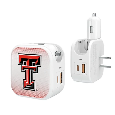 Keyscaper Texas Tech Red Raiders 2-In-1 USB Charger