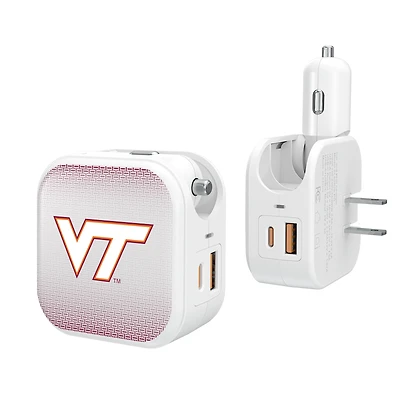 Keyscaper Virginia Tech Hokies 2-In-1 USB Charger