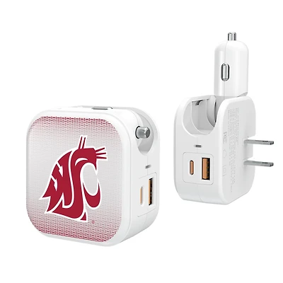 Keyscaper Washington State Cougars 2-In-1 USB Charger