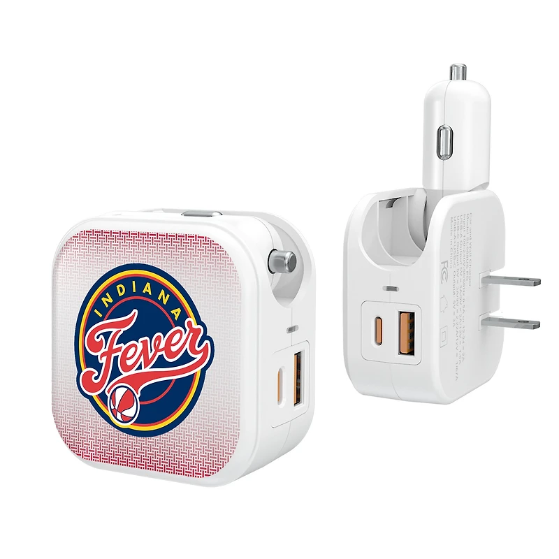 Keyscaper Indiana Fever 2-In-1 USB Charger