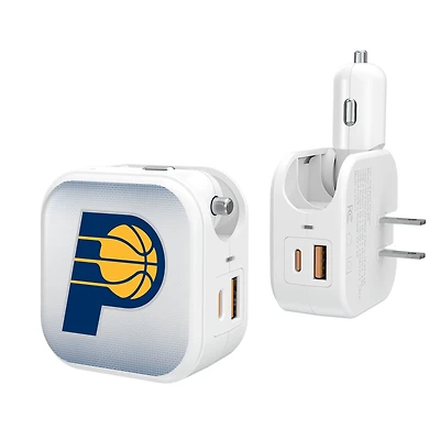 Keyscaper Indiana Pacers 2-In-1 USB Charger