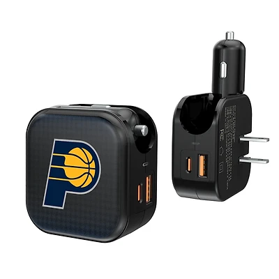 Keyscaper Indiana Pacers 2-in-1 USB A/C Charger