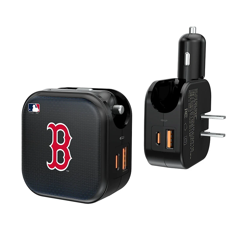 Keyscaper Boston Red Sox 2-in-1 USB A/C Charger