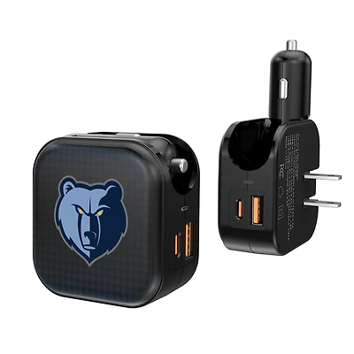 Keyscaper Memphis Grizzlies 2-in-1 USB A/C Charger