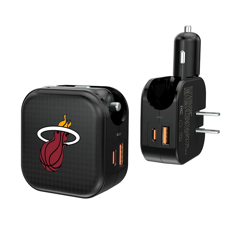 Keyscaper Miami Heat 2-in-1 USB A/C Charger