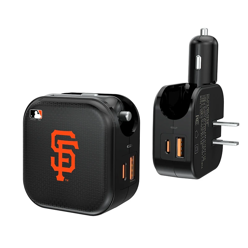 Keyscaper San Francisco Giants 2-in-1 USB A/C Charger