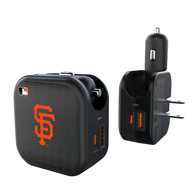 Keyscaper San Francisco Giants 2-in-1 USB A/C Charger
