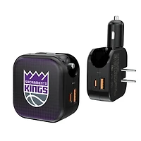 Keyscaper Sacramento Kings 2-in-1 USB A/C Charger