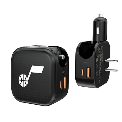 Keyscaper Utah Jazz 2-in-1 USB A/C Charger