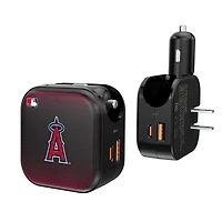 Keyscaper Los Angeles Angels 2-in-1 USB A/C Charger