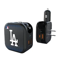 Keyscaper Los Angeles Dodgers 2-in-1 USB A/C Charger