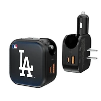 Keyscaper Los Angeles Dodgers 2-in-1 USB A/C Charger