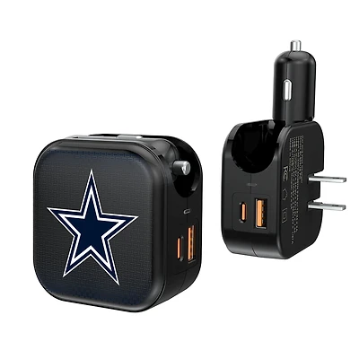 Keyscaper Dallas Cowboys 2-in-1 USB A/C Charger