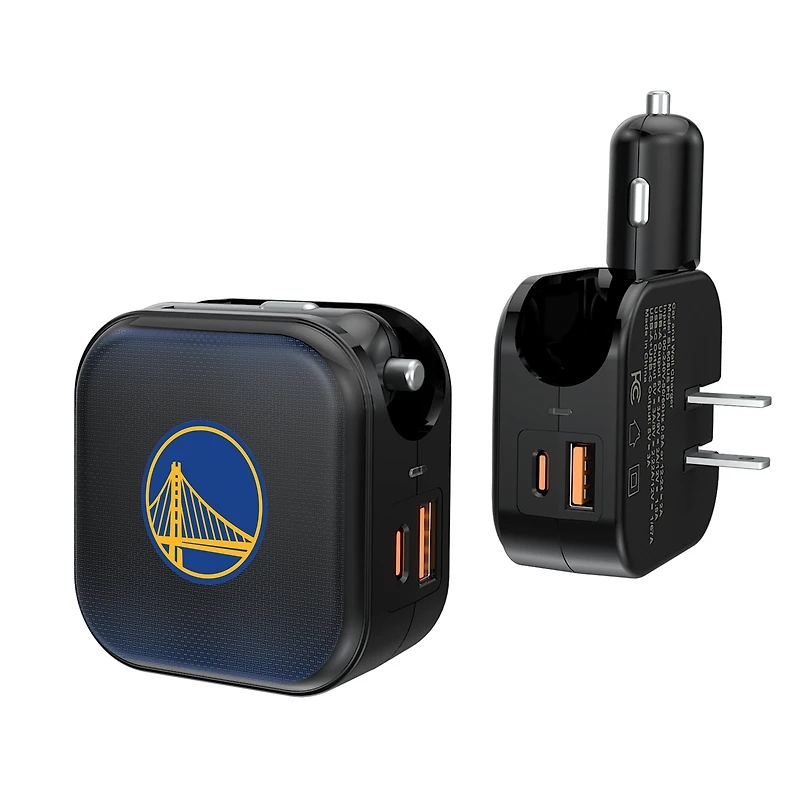 Keyscaper Golden State Warriors 2-in-1 USB A/C Charger