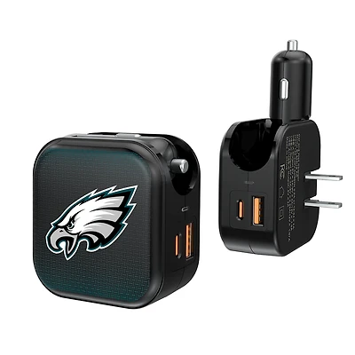 Keyscaper Philadelphia Eagles 2-in-1 USB A/C Charger