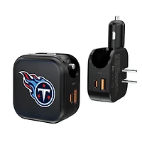 Keyscaper Tennessee Titans 2-in-1 USB A/C Charger