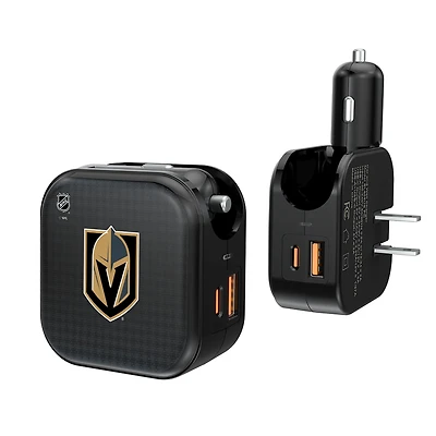 Keyscaper Vegas Golden Knights 2-in-1 USB A/C Charger
