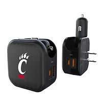 Keyscaper Cincinnati Bearcats 2-in-1 USB A/C Charger