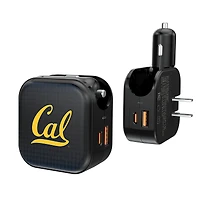 Keyscaper Cal Bears 2-in-1 USB A/C Charger