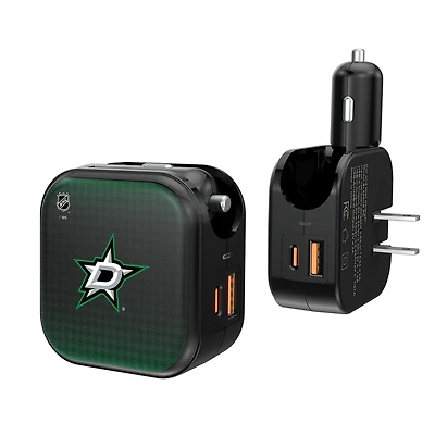 Keyscaper Dallas Stars 2-in-1 USB A/C Charger